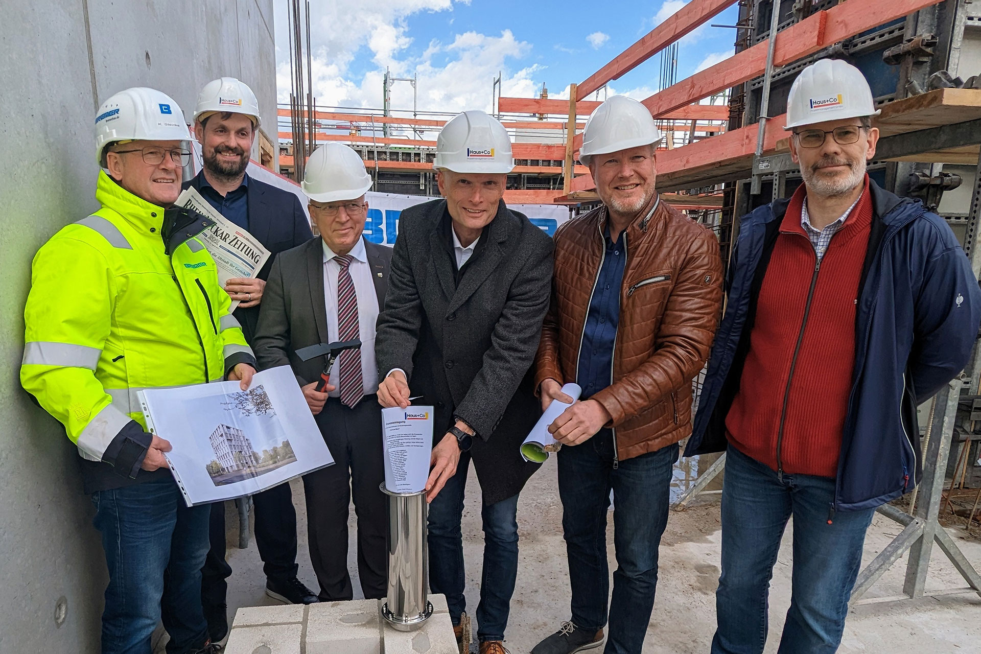 Img H+c Grundsteinlegung Turm Am Park 2023 04 11 02